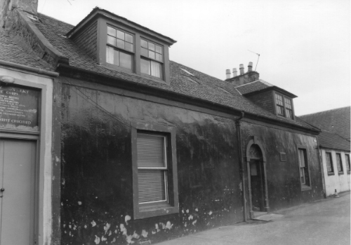 Number 4 Glasgow Vennel where Robert Burns had his lodgings.