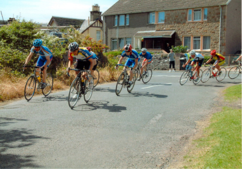 The annual cycle road race round Cumbrae attracts entrants from all over Scotland.