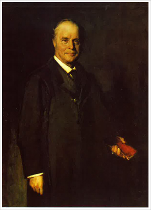 Oil portrait of Sir David Paulin